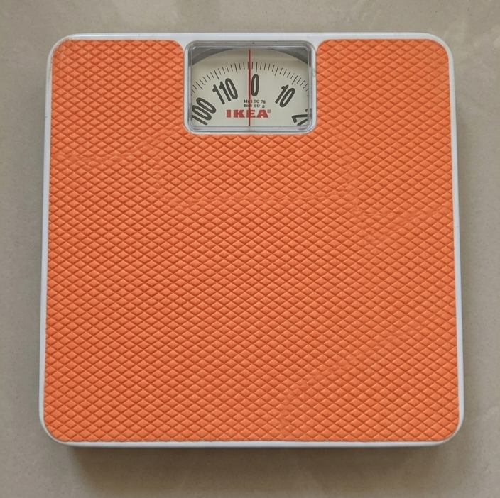 Vintage IKEA KILAN Bathroom Scale - Rare Retro Orange – Good Condition
