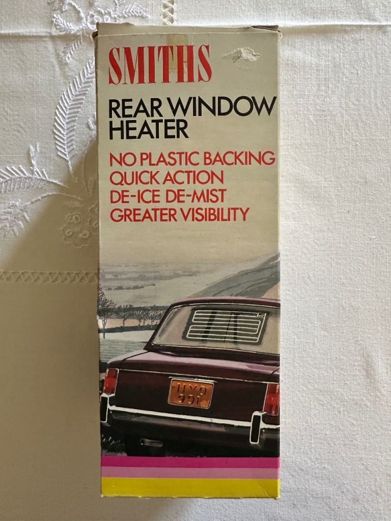 Smith 1970s classic car rear heated screen kit