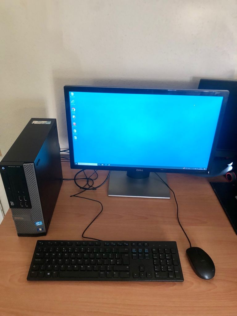 Dell Desktop PC with Monitor, Keyboard, and Mouse – Good Condition