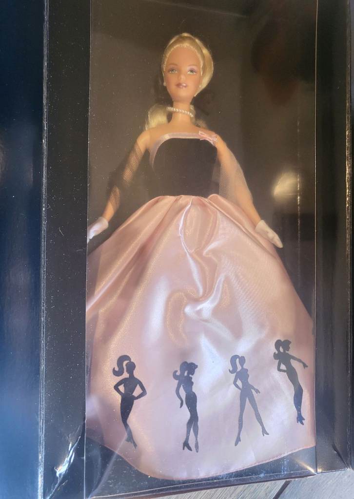 Unopened Barbie Timeless Silhouette Doll - Pink & Black Dress