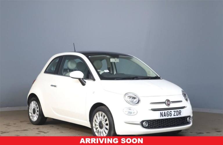 2016 66 FIAT 500 1.2 LOUNGE HATCHBACK 3DR PETROL MANUAL EURO 6 (S/S) (69 BHP)