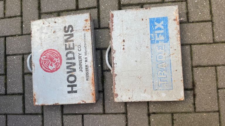 image for 2 handled boxes - ideal for screws, some parts etc