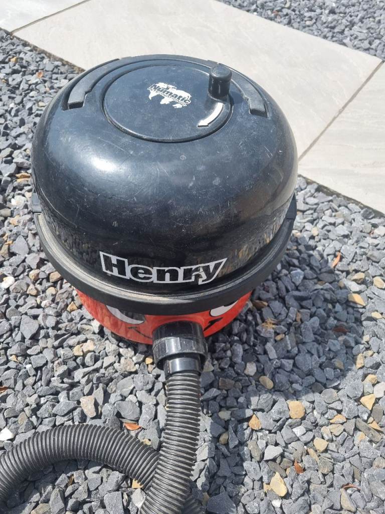 Henry Vacuum Cleaner - Good Condition, Red and Black