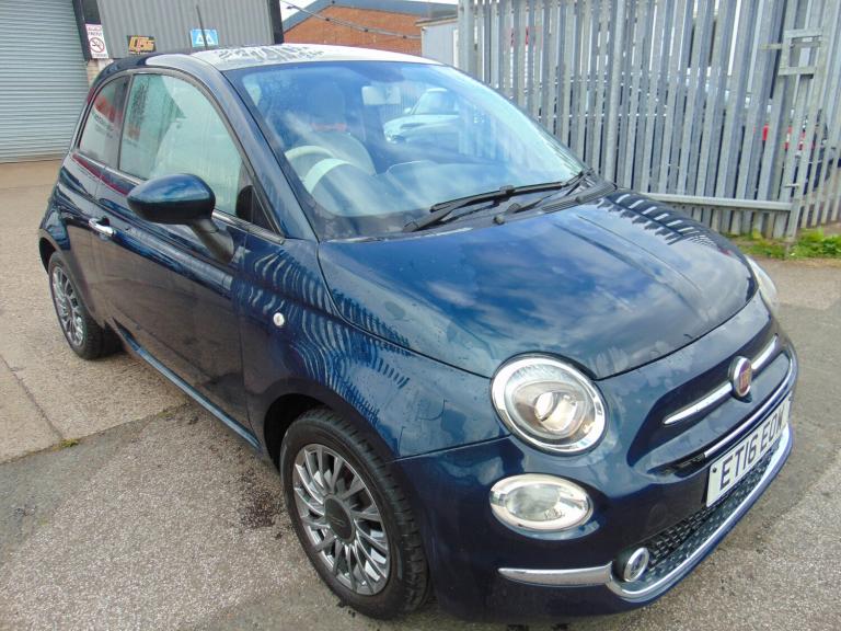 2016 Fiat 500 1.2 Lounge Hatchback 3dr Petrol Manual Euro 6 (s/s) (69 bhp)