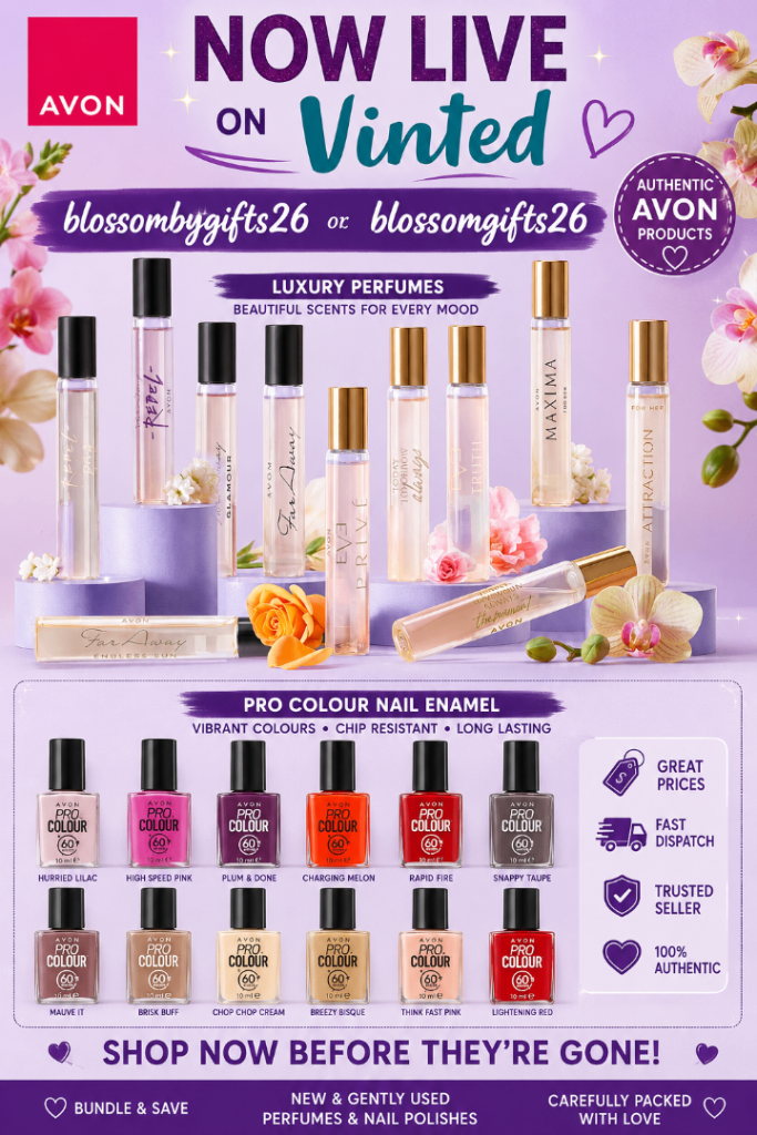 Avon Luxury Perfumes & Pro Colour Nail Enamel - New