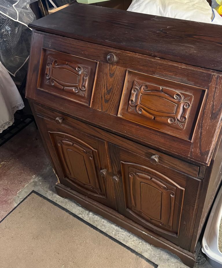 Vintage Oak Bureau