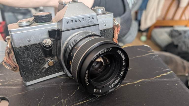 Praktica 35 mm film camera 