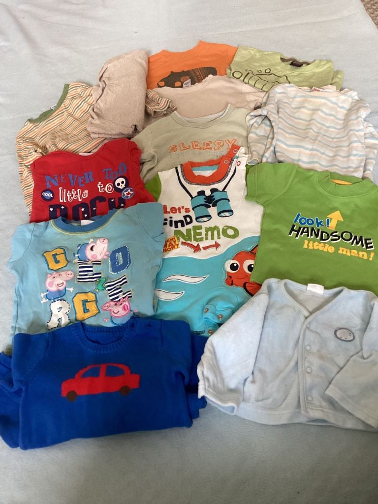 Large bundle of little boy clothes