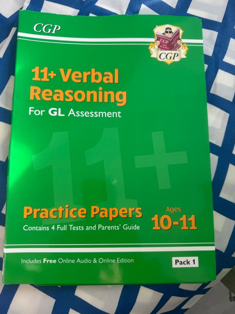 New 11+ CGP (3 books & cards)