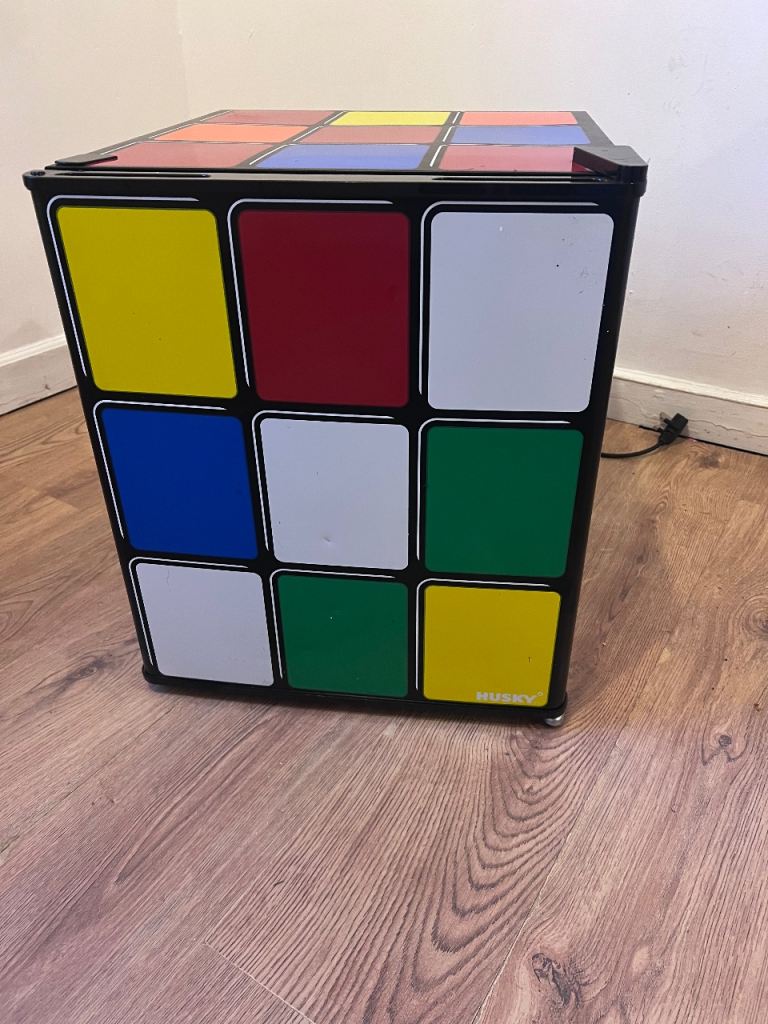 Rubik’s cube mini fridge