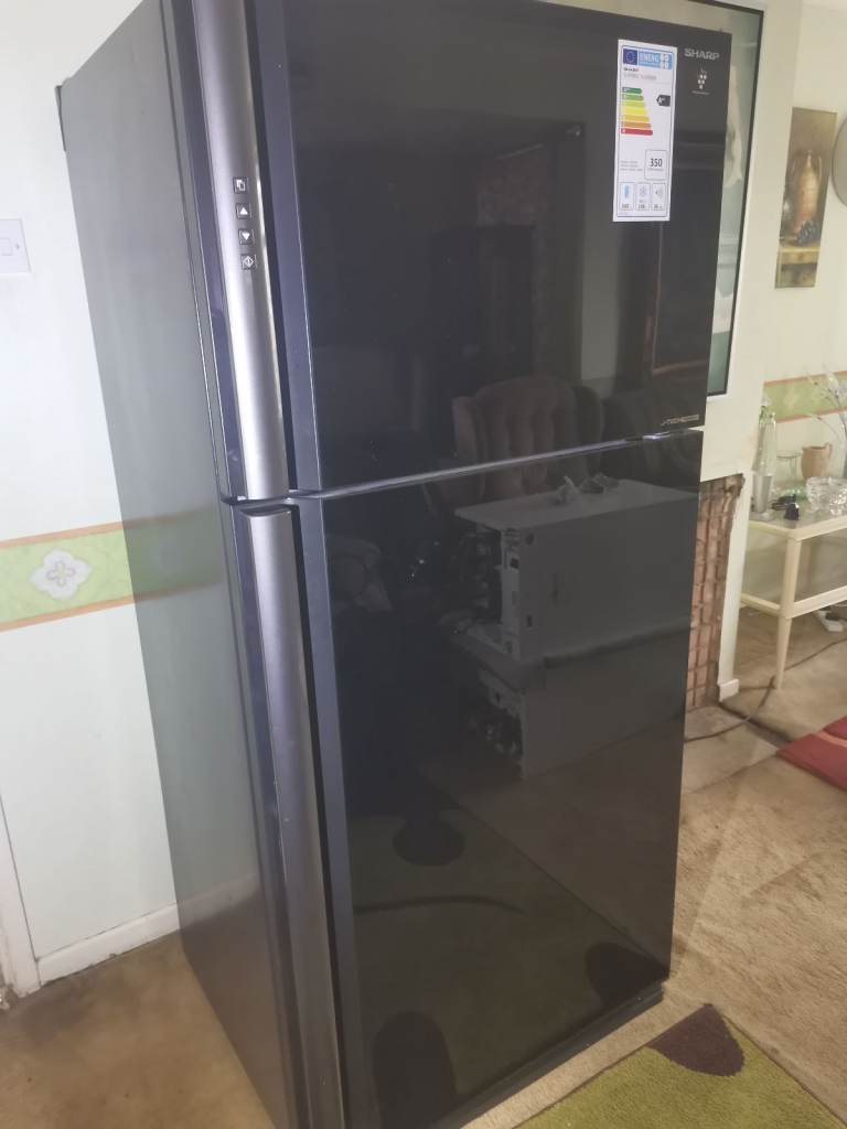 Sharp 70/30 fridge freezer  plasma cluster A++ grade