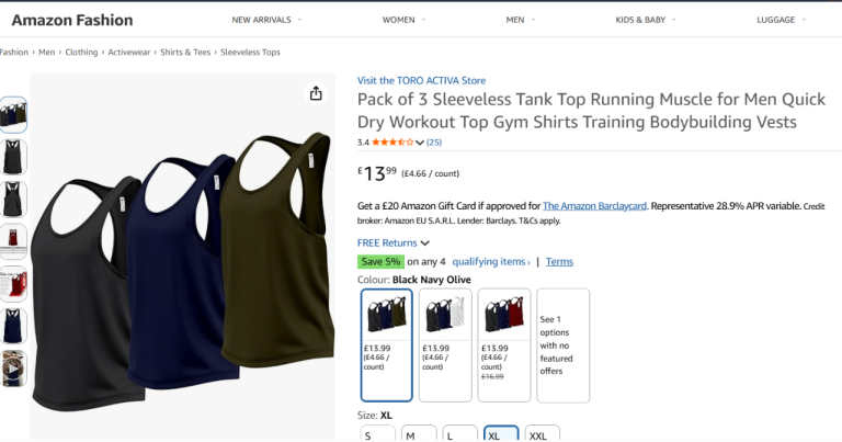 4 brand new gym vests for sale