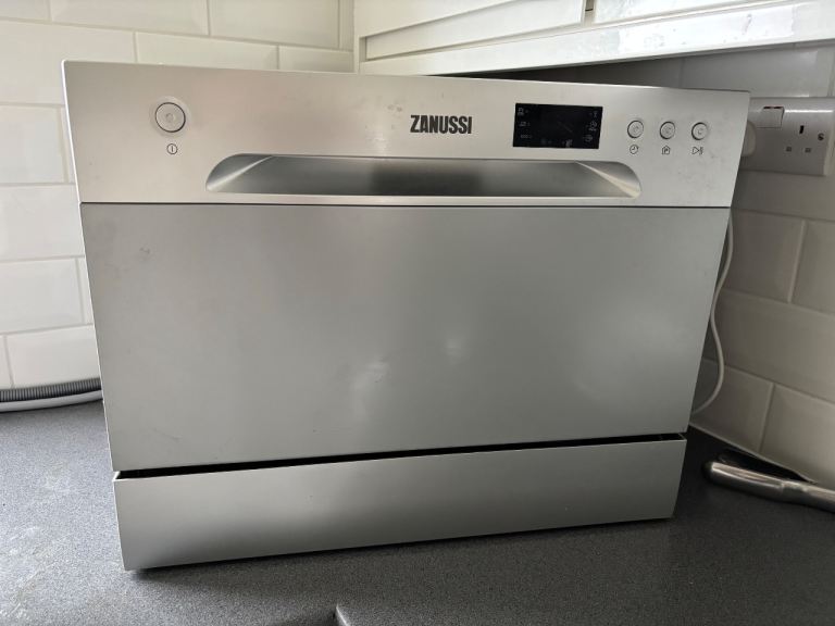 Zanussi ZDM17301SA Freestanding Counter Top Dishwasher, Compact Dishwasher