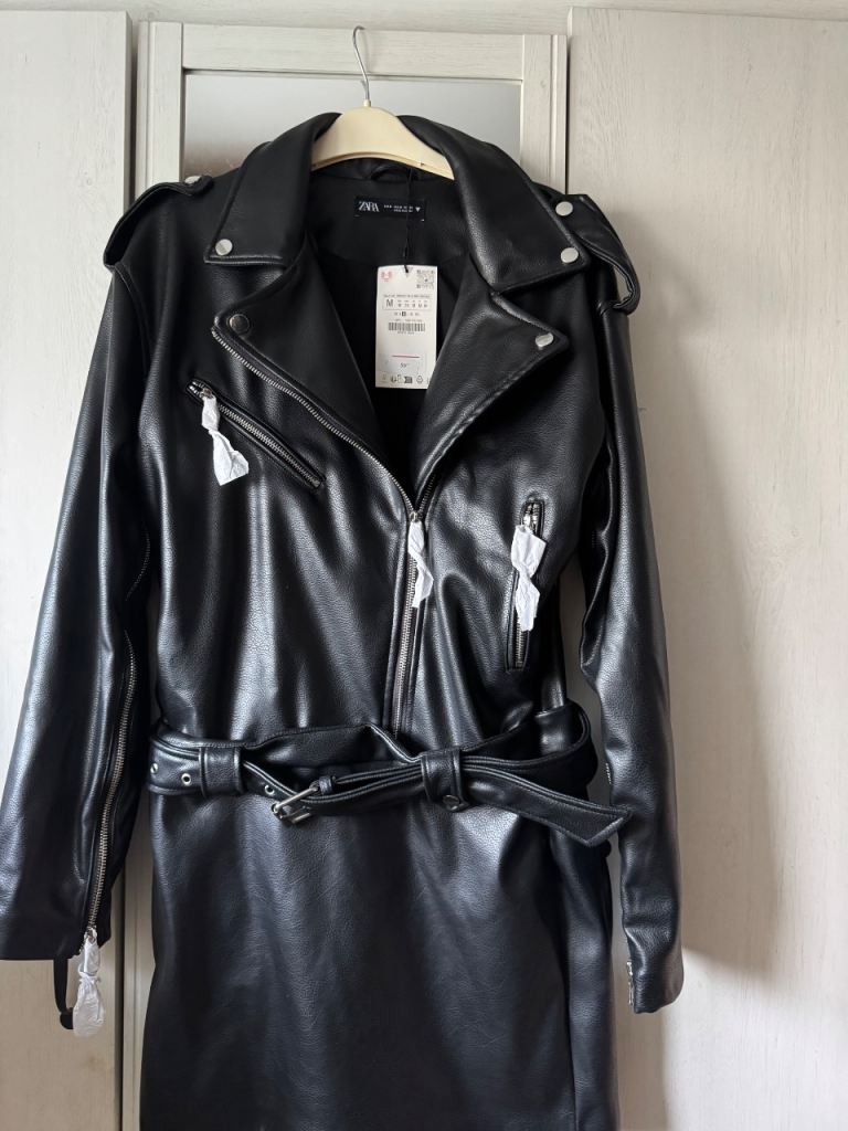 Zara dress Leather