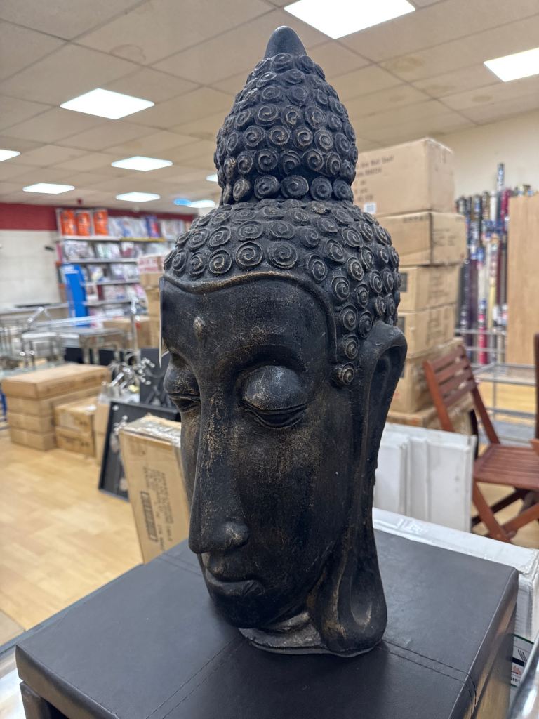 Buddha Head / Art Decor Buddha Sculpture Home Decor Office Desk Decorations Ornaments