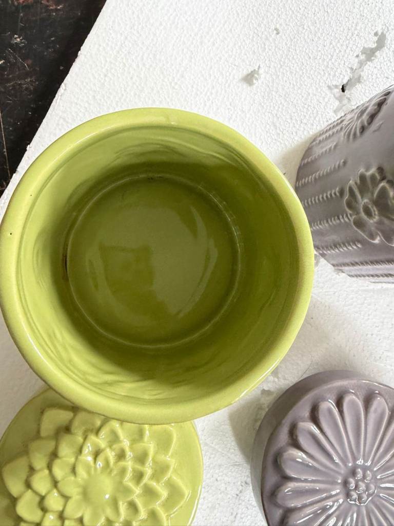 Tea, coffee and sugar canisters from next 