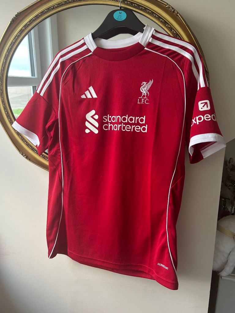 LFC official Adidas  shirt 25/26 season 15/16 yrs or small 