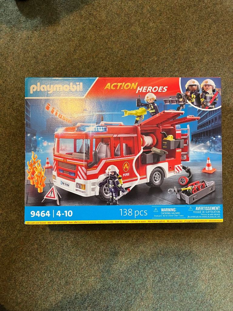 Playmobil fire engine 