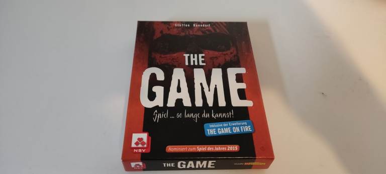 Steffen Benndorf "The Game" (2015) + "The Game on Fire Expansion" - DE - German language edition