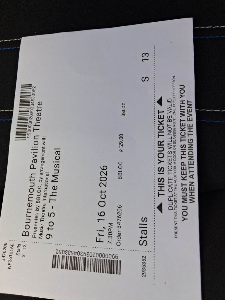 9 to 5 at Bournemouth Pavillion