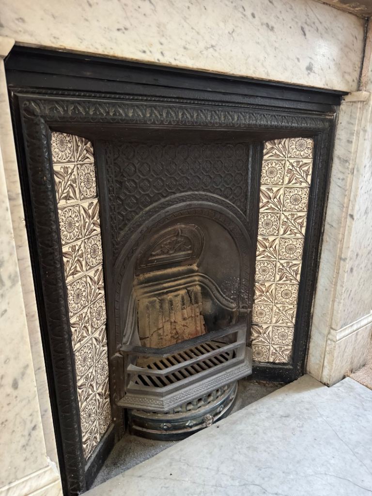 Edwardian marble fireplace