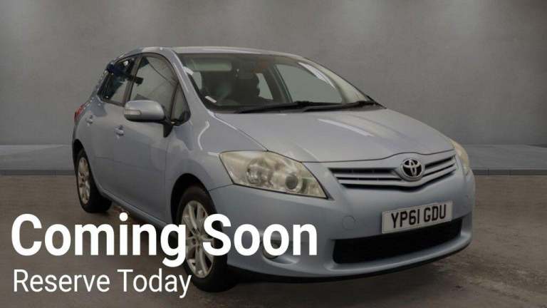  Toyota Auris 1.6 V-Matic TR Euro 5 5dr Petrol Manual
