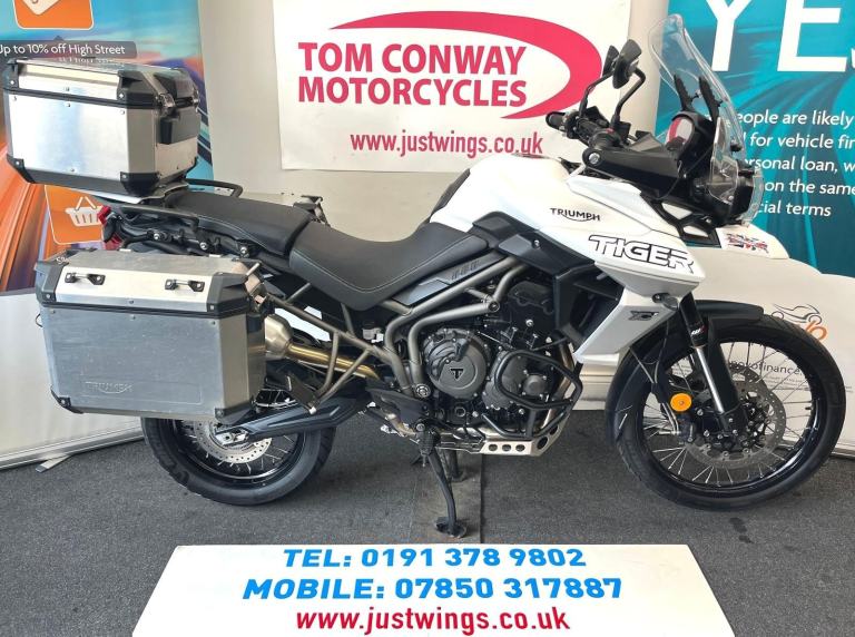TRIUMPH TIGER 800 XCX, 2020(20), 12,042 MILES, FSH, SUPERB MACHINE, EXTRAS, £699