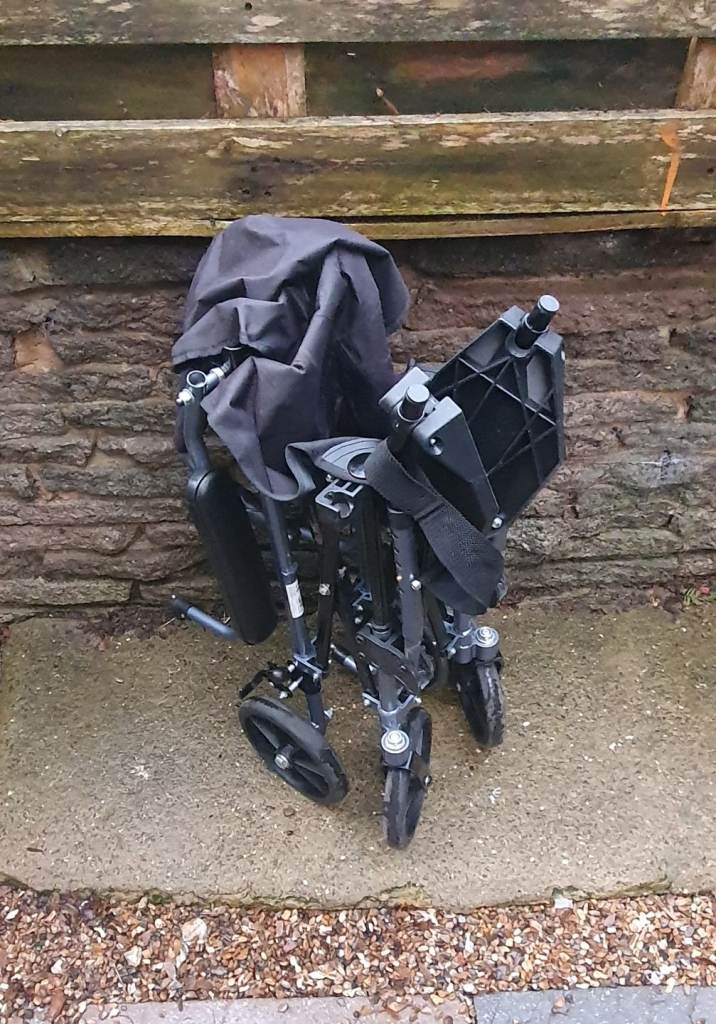 Wheelchair. CareCo Fold & Go Travel Chair