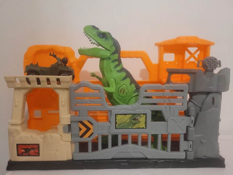 Dinosaur Adventure Playset with ATV and T-Rex Figure
