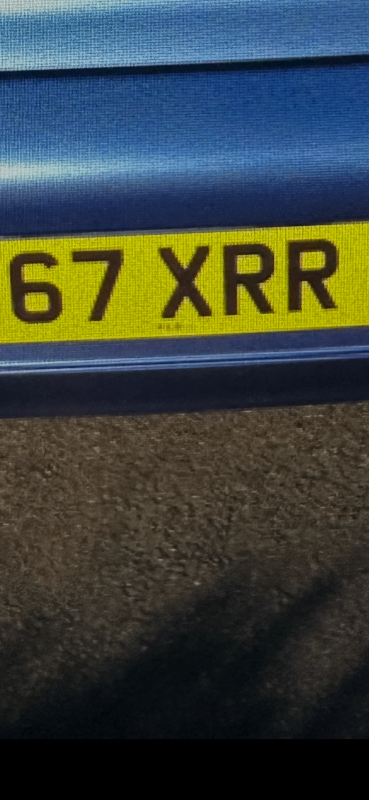 Cherished Number Plate