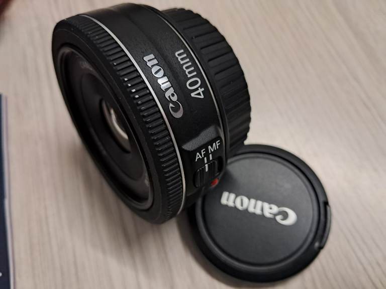 image for Canon EF Pancake 40mm F2.8 STM AF Lens For Canon EOS.