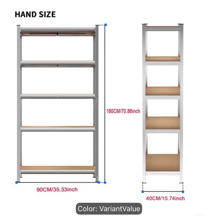 Rack / Shelf metal 5 Tier