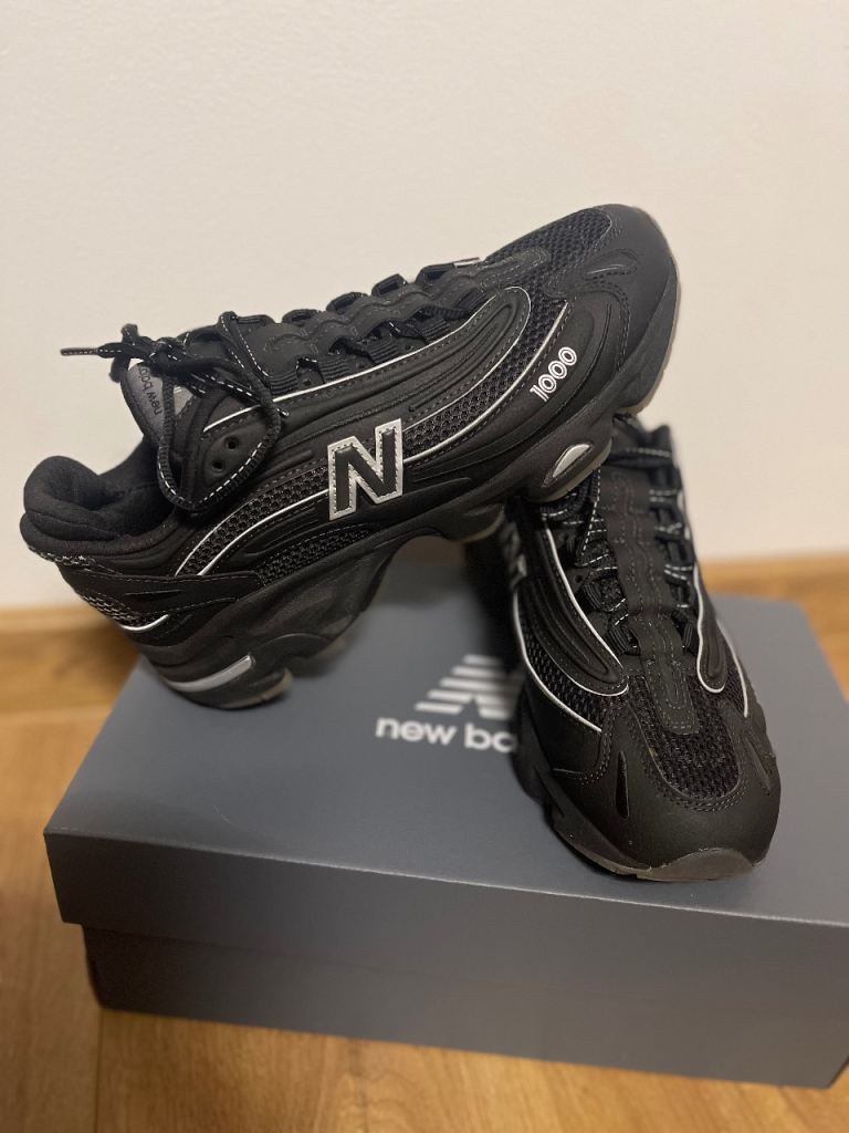 New Balance 1000 Trainers – Black, UK 6.5, As Good As New