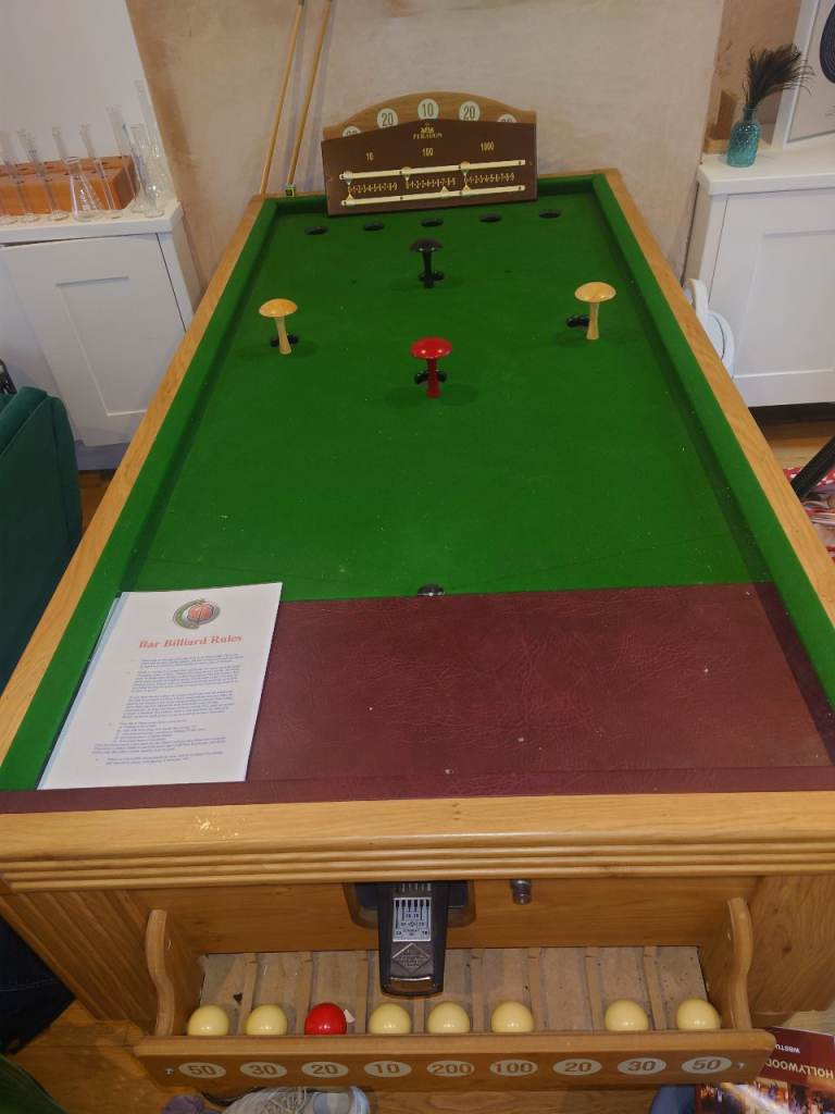 Slate Bed Bar Billiards Table 