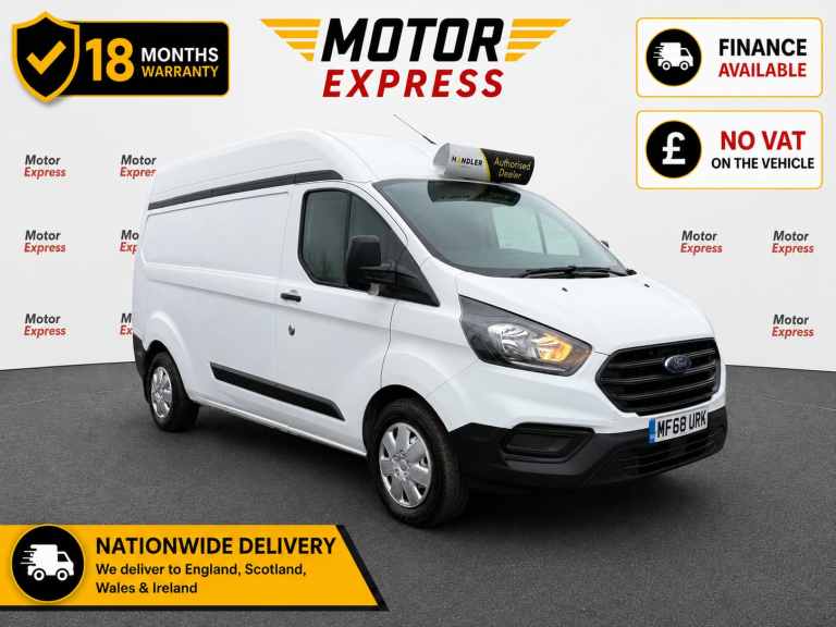 2018 Ford Transit Custom 20 TDCi 130ps High Roof Van PANEL VAN Diesel Manual