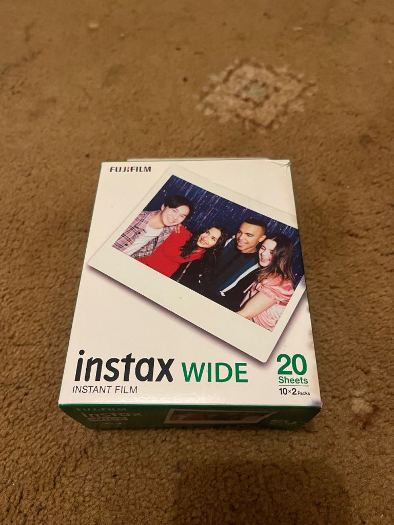 Instax wide 10 film sheets