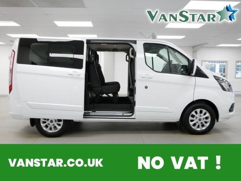 2019 TRANSIT CUSTOM 300 2.0 EBL 170 BHP SWB LIMITED CREWCAB 6 SEATER ( NO VAT )