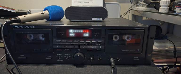 Vintage Tascam 202 MkIII Mk3 Cassette deck - Full working condition and tested today.  