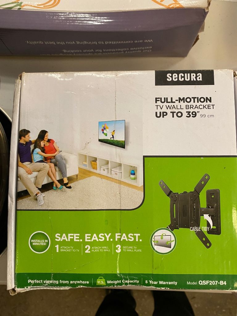 Secura tv wall bracket