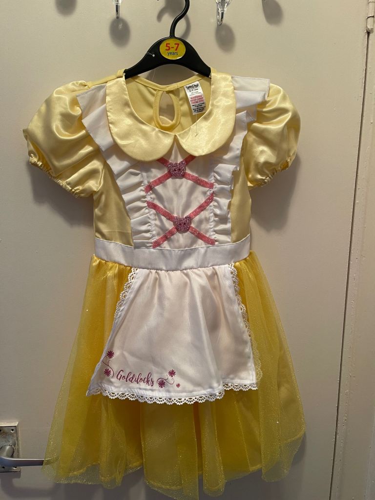 Girls Goldilocks Costume - Kids Fancy Dress
