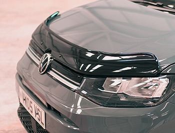 Vw caddy mk4 black bonnet protector 