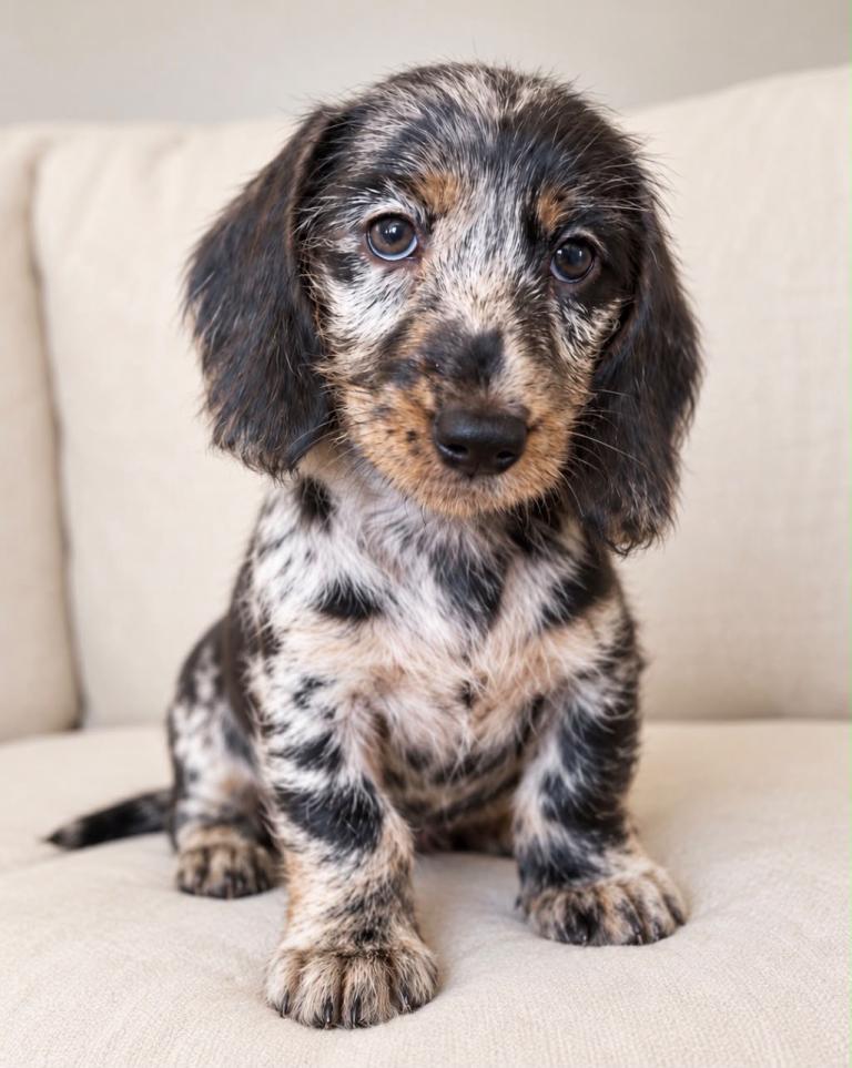 Gorgeous bouncy daxi cross yorkie pups. 
