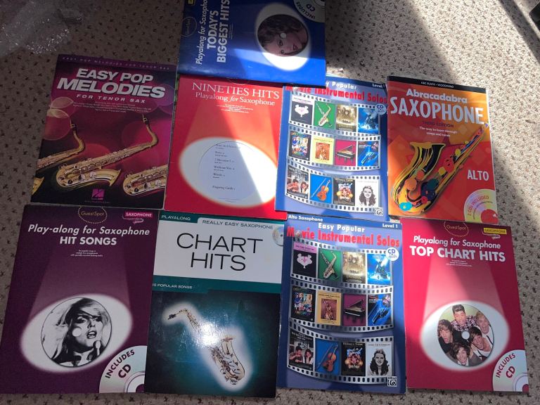 Saxophone Learning Lesson exercise Books