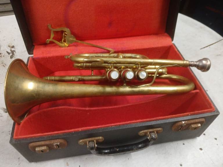 Vintage Brass Cornet