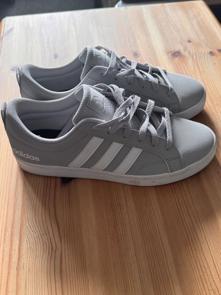 Adidas Grey Trainers UK Size 8.5 – excellent condition 