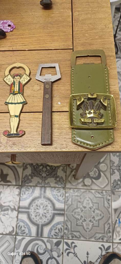 Vintage brass bottle opener excellent condition 