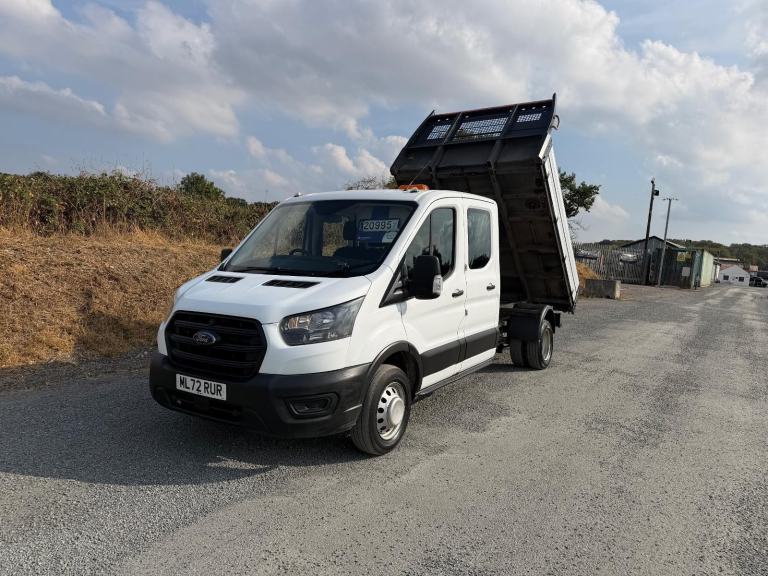 Ford Transit 2.0 350 EcoBlue Leader Double Cab tipper Aircon 4dr Dies... 2022/72