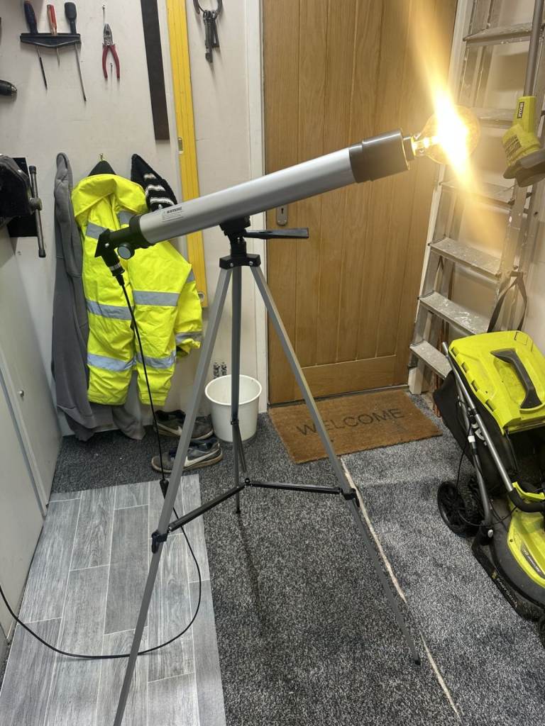 Steampunk Style Telescope Lamp