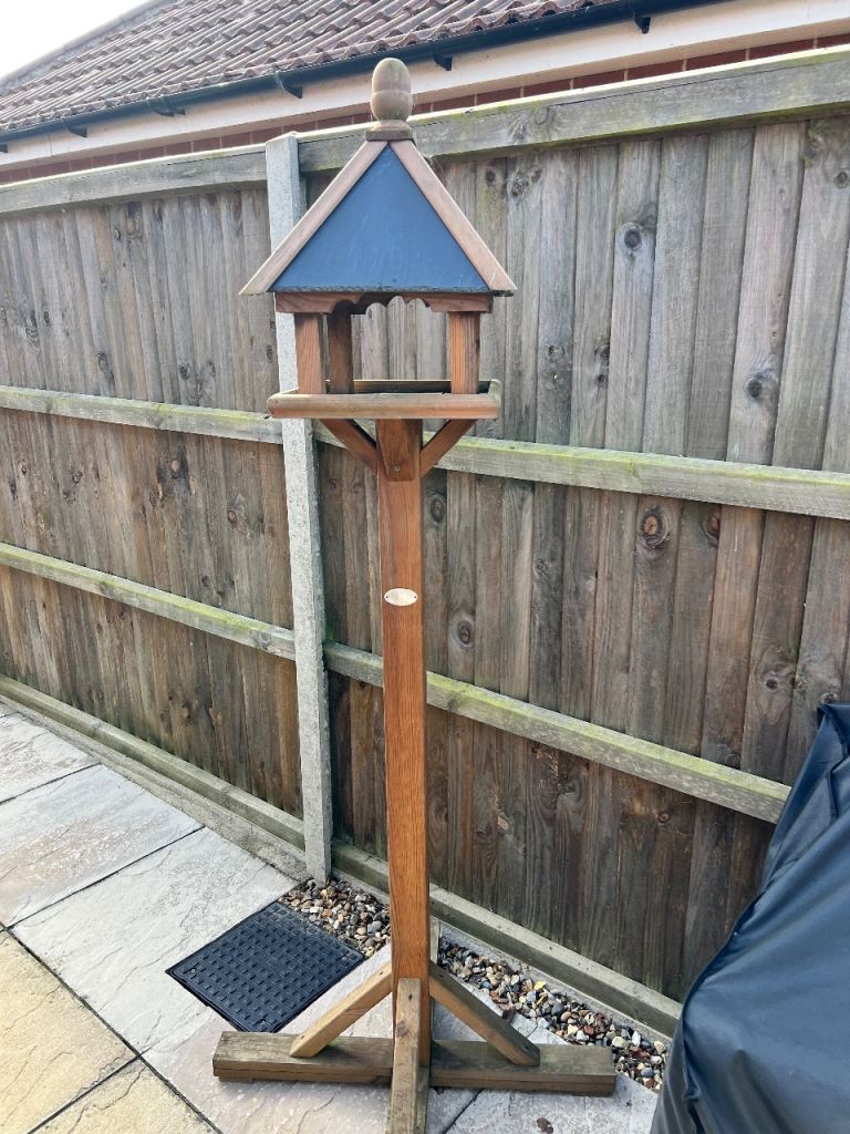 Wooden Bird table /Feeder Stand