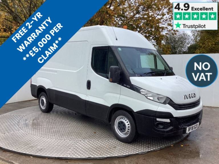 2018 Iveco Daily TD 12V 35S 3520 MWB H/R A/C **NO VAT** MWB Panel Van Diesel Manual